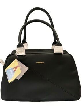 Corkcicle Lucy Handbag Cooler with Shoulder Strap, Black, Holds 18 cans NEW